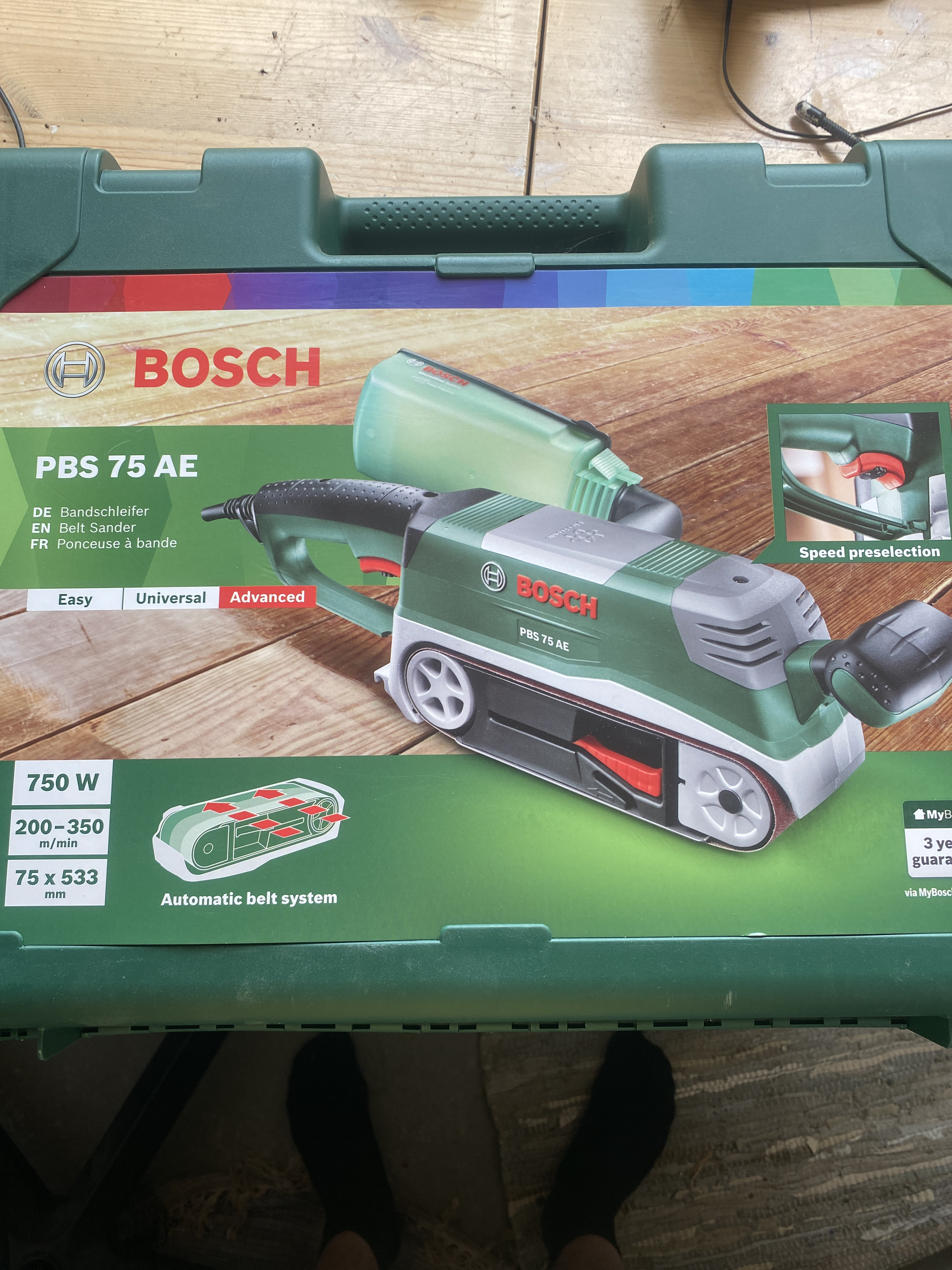 Bosch båndsliper