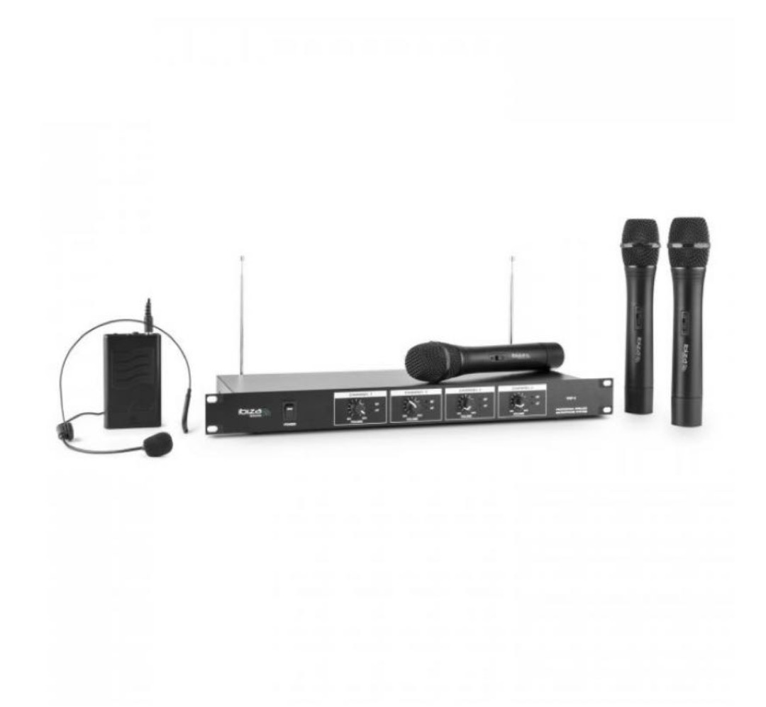 Lei Trådlöst mic set med 3 handhållen& 1 mygg mic fra Lei Trådlöst mic set med 3 handhållen& 1 mygg mic fra