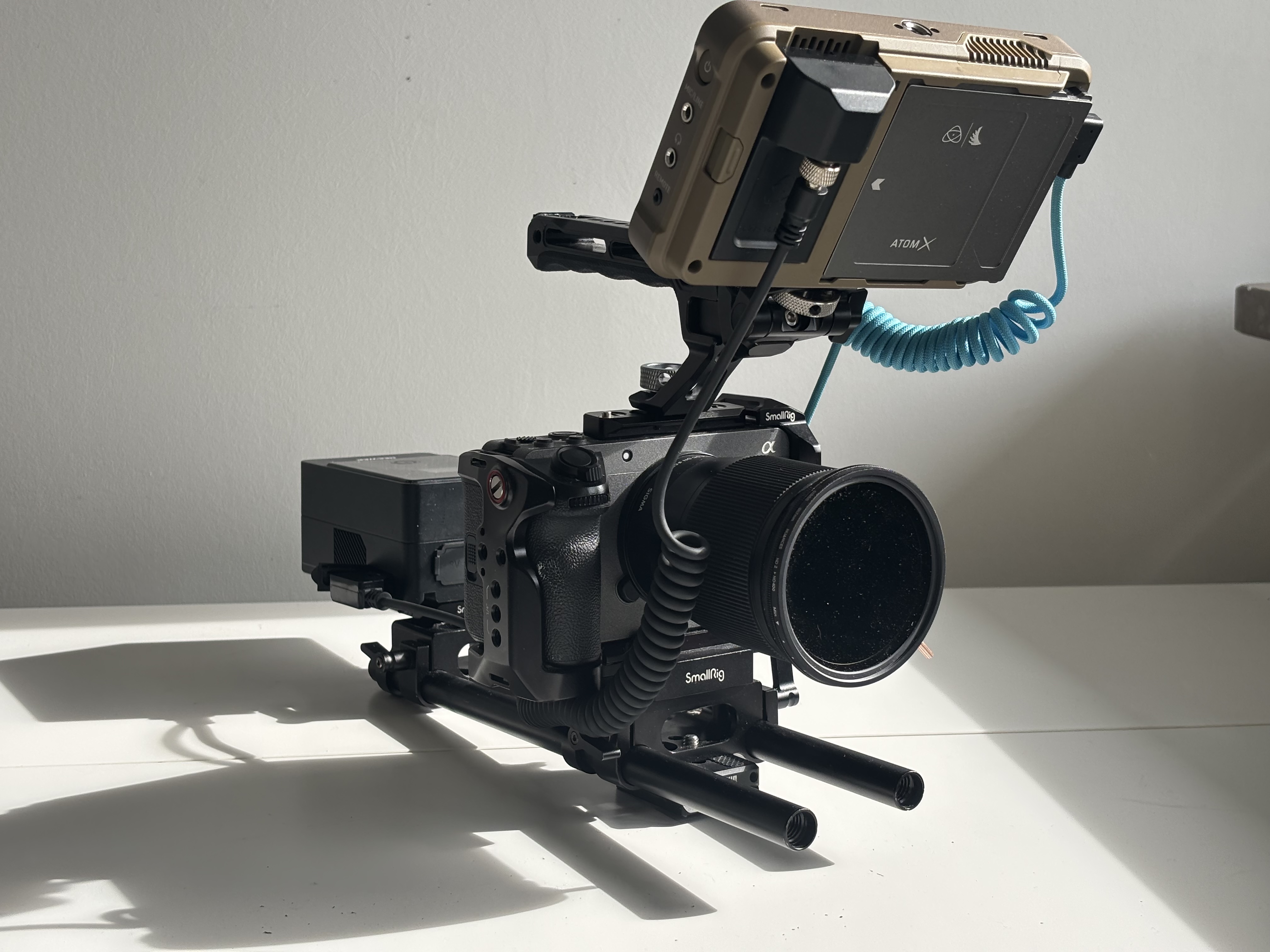 Sony fx30 cinema kit + atomos ninja