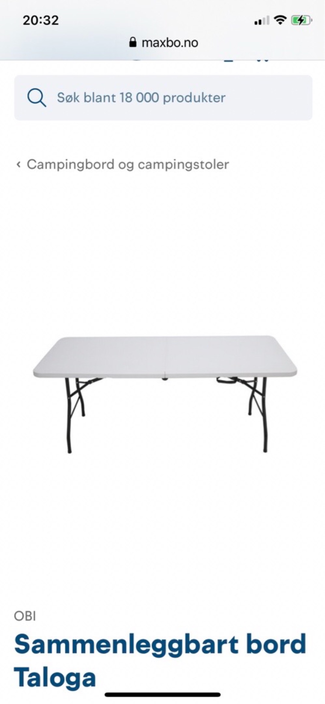 Klappbord