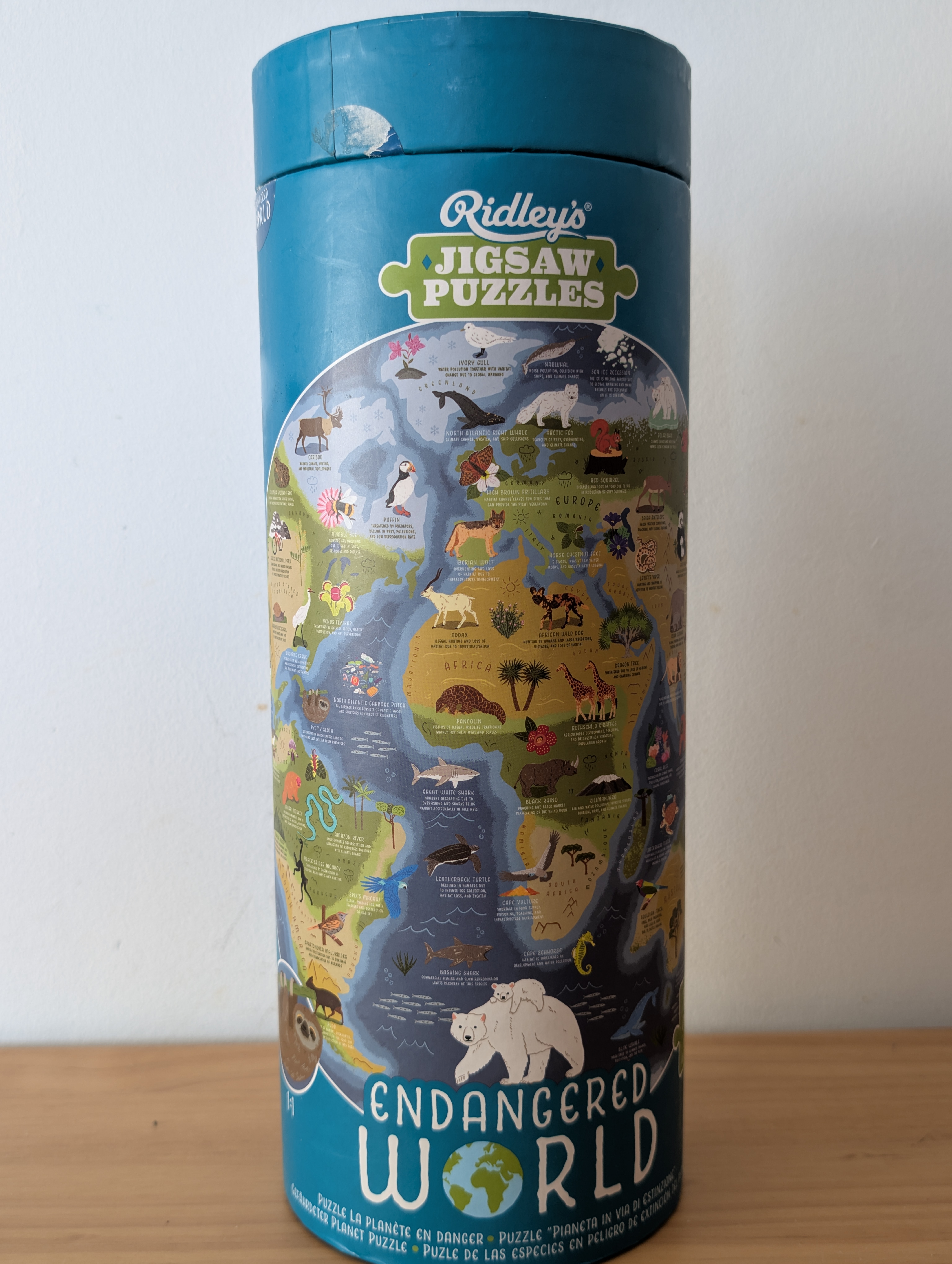 Endangered world jigsaw puzzle