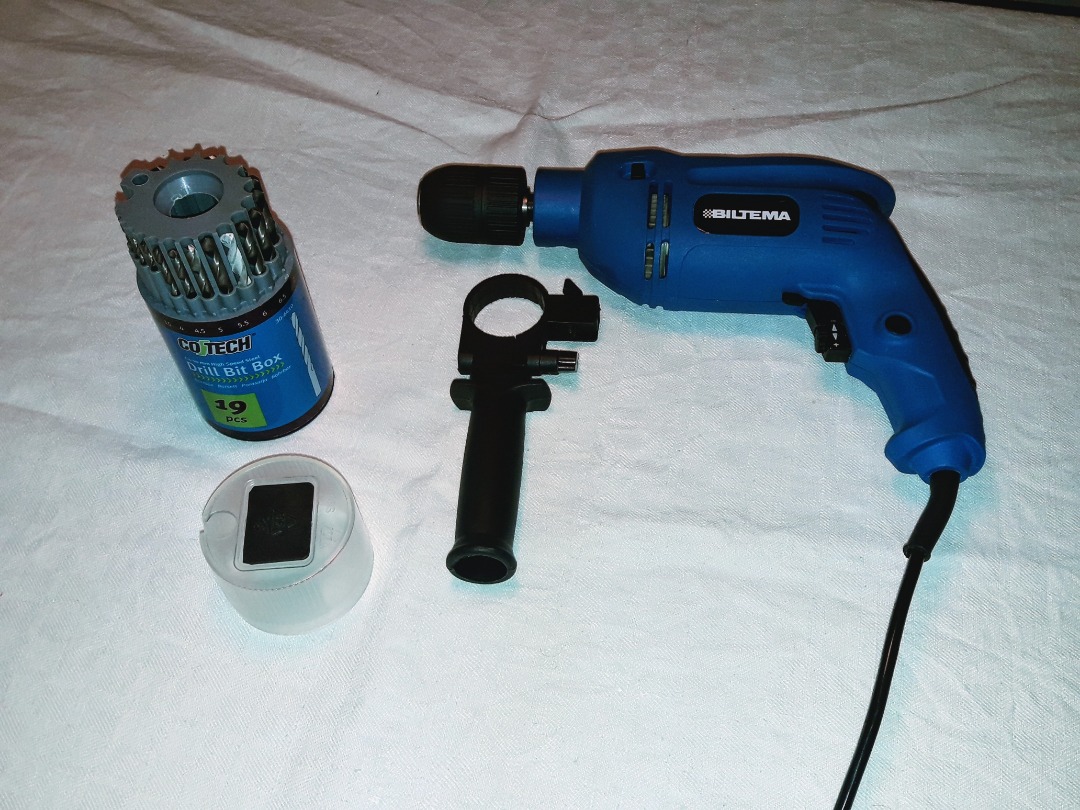 Slagborr med borrset