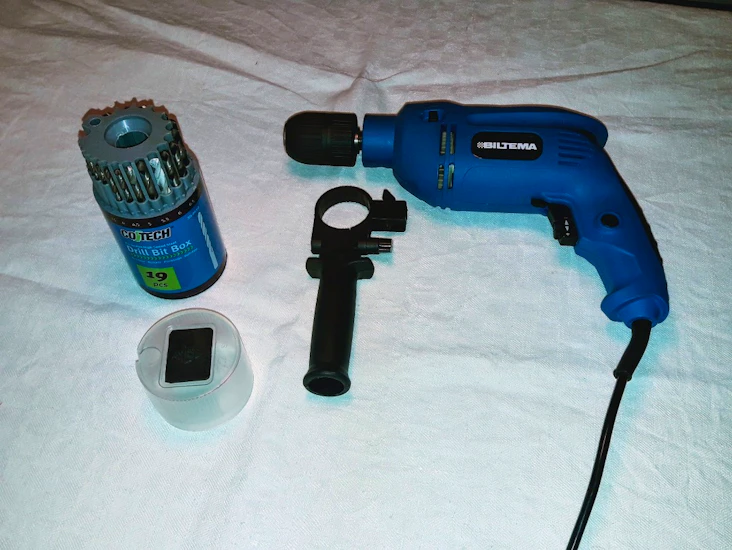 Slagborr med borrset