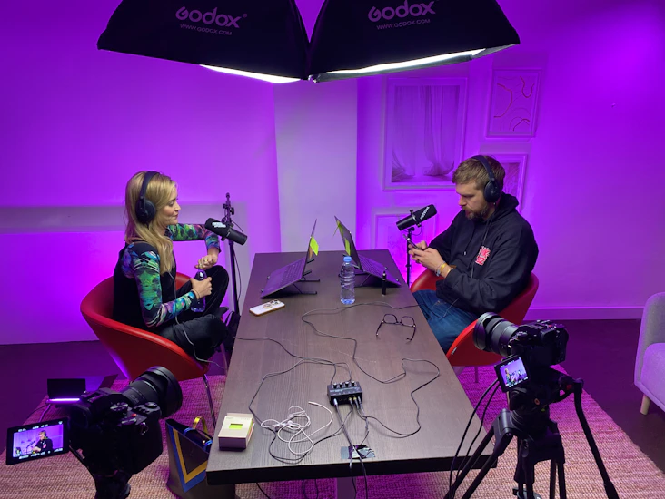 The gathering set at finchley studios