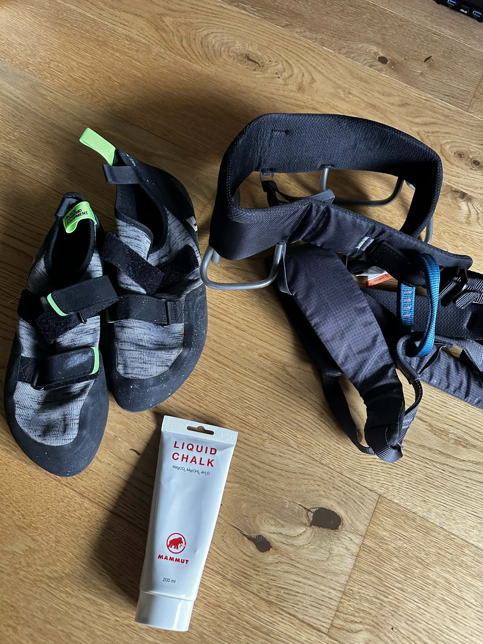 Klatresko og sele (herre)