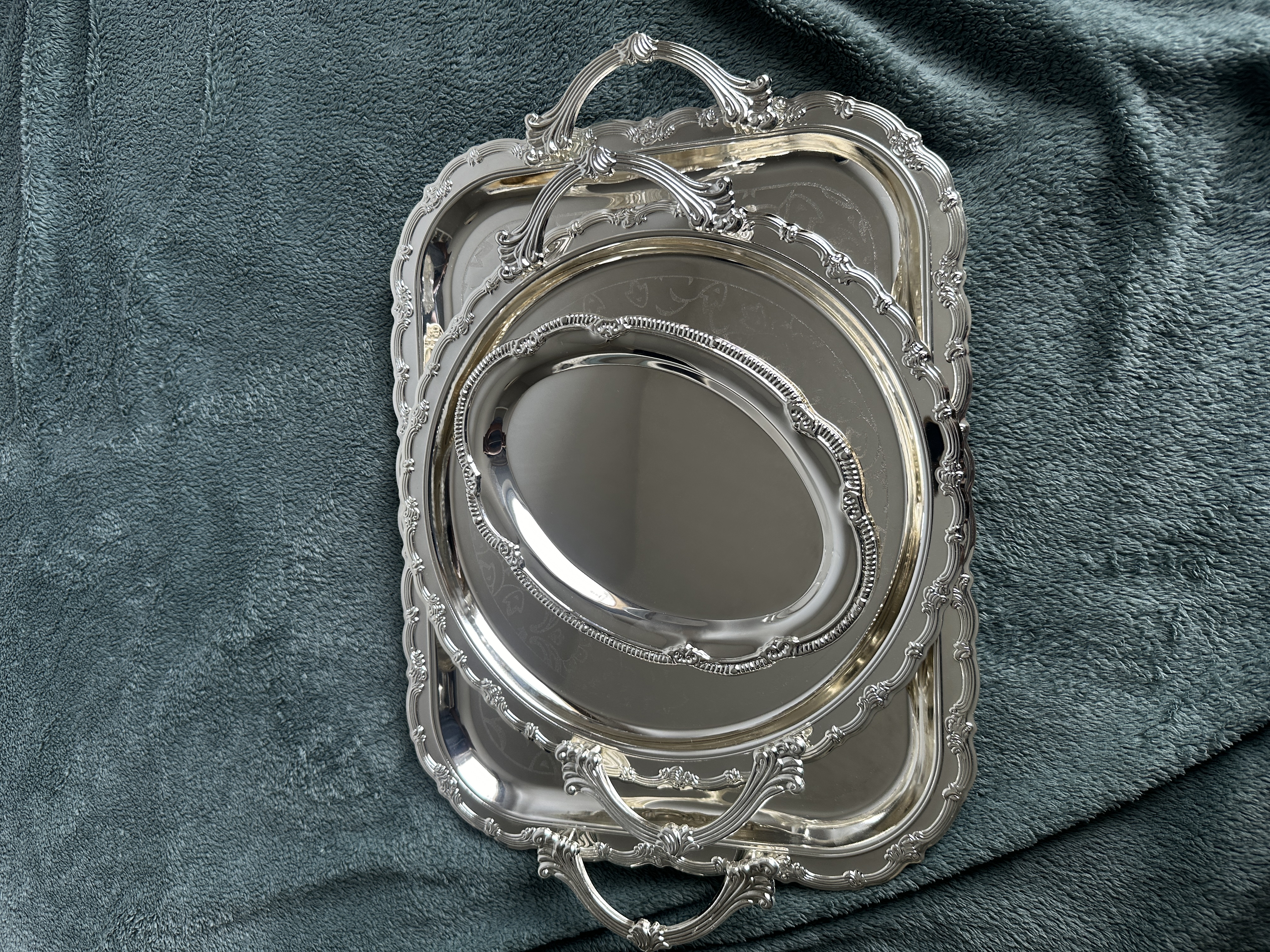Vintage silvertrays