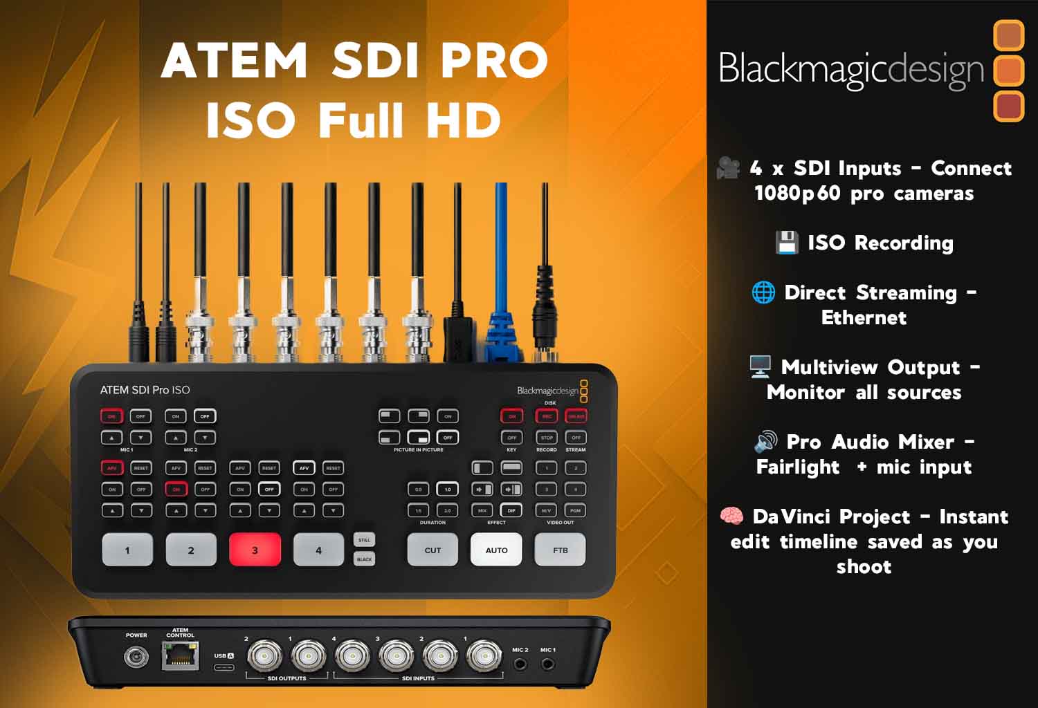 Atem sdi pro iso - by blackmagic