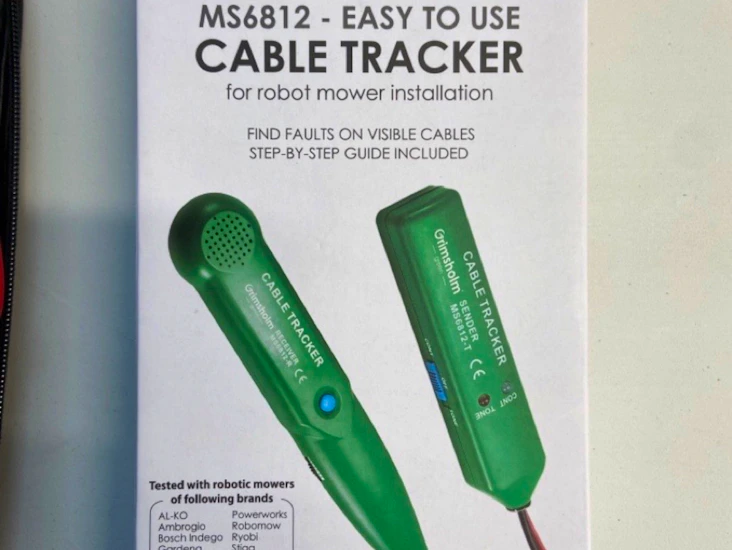 Signalkabeltestare för robotgräsklippare