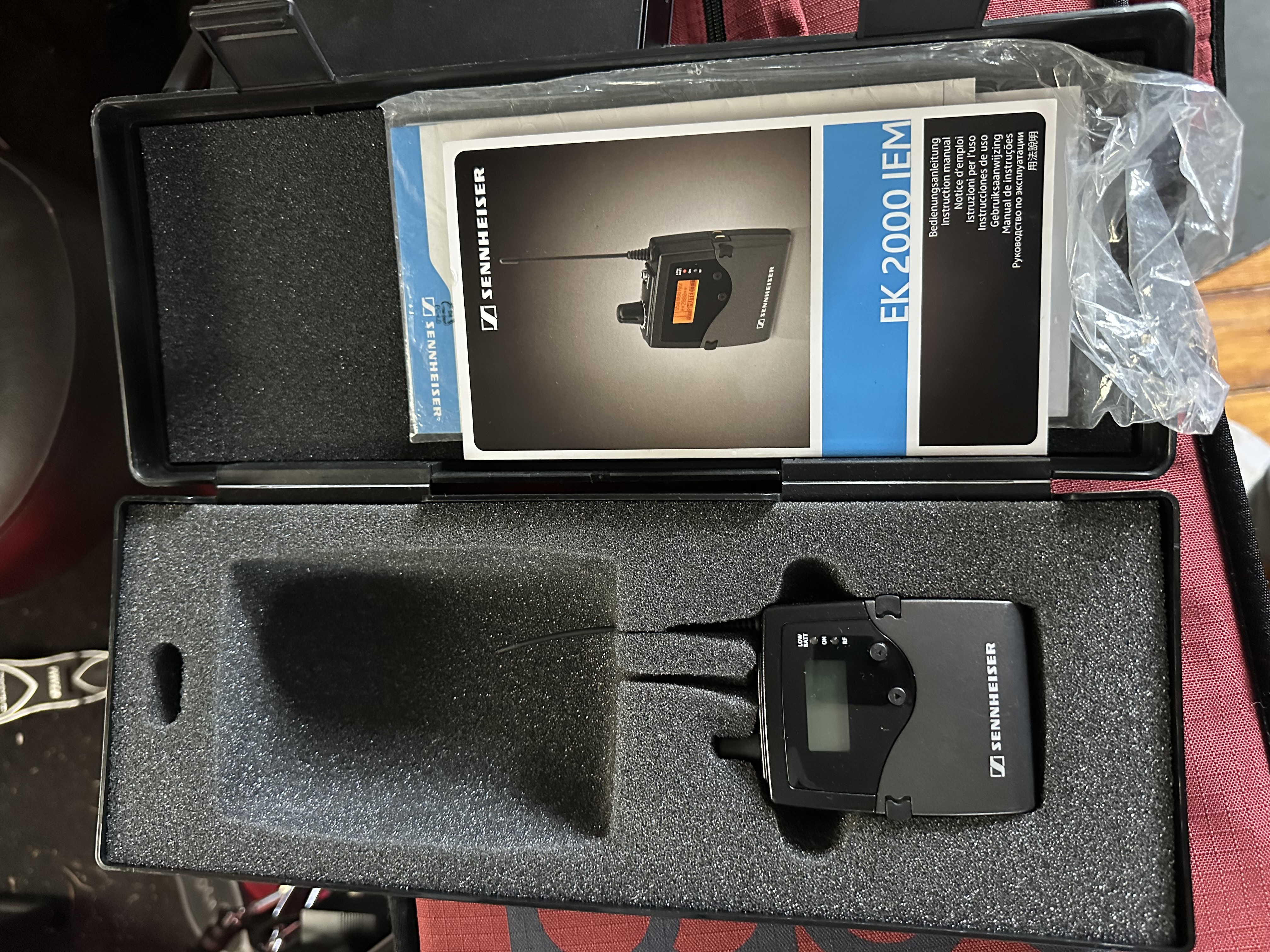 Sennheiser ek 2000 iem body pack receiver 