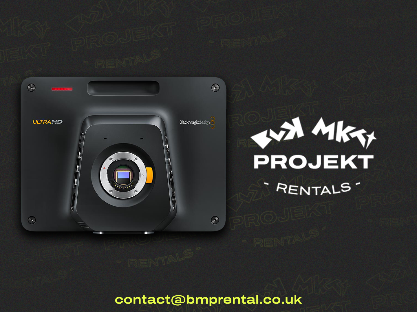 Blackmagic studio camera 4k pro g1 - mft mount