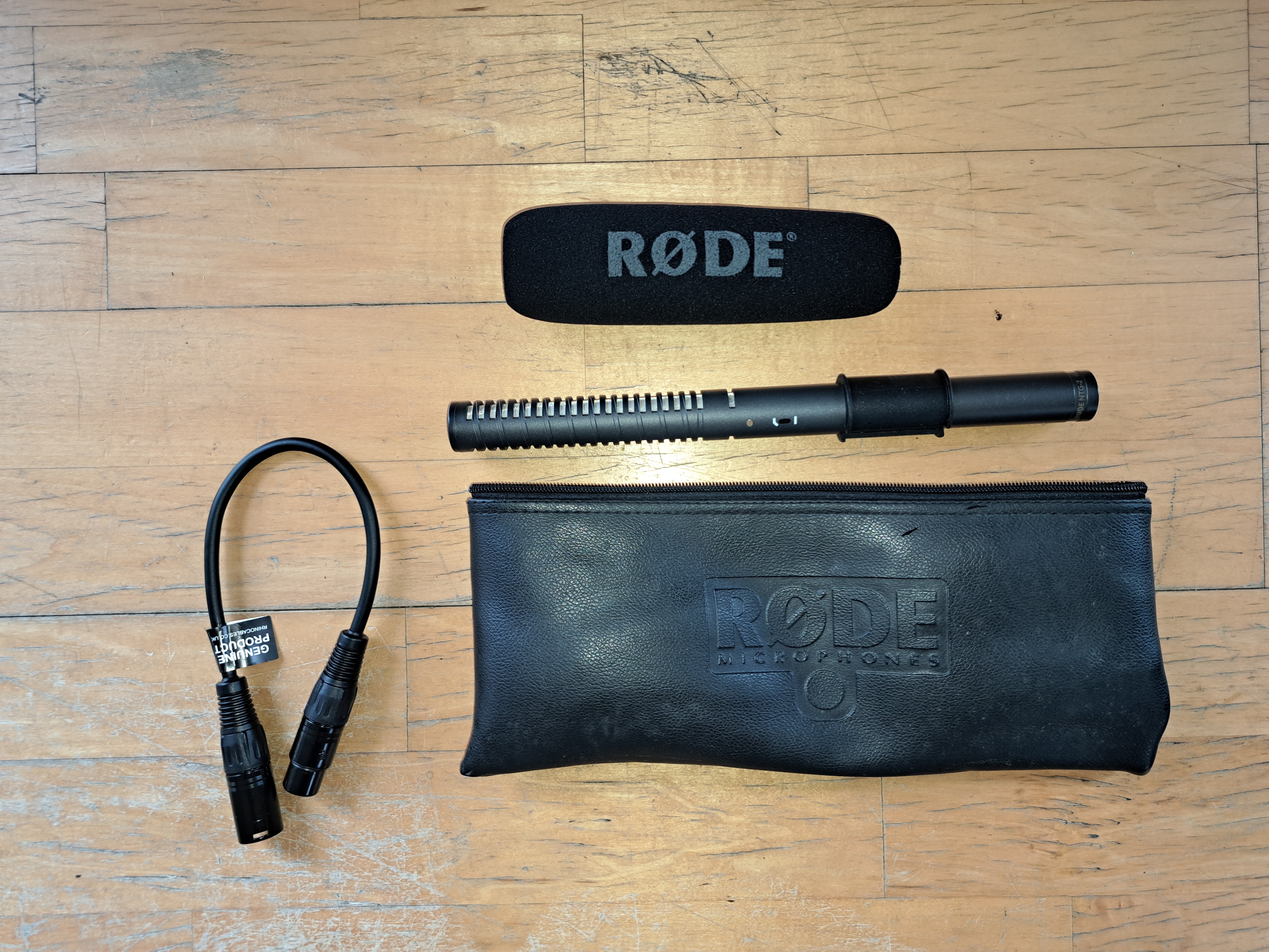 Shotgun xlr microphone rode ntg2