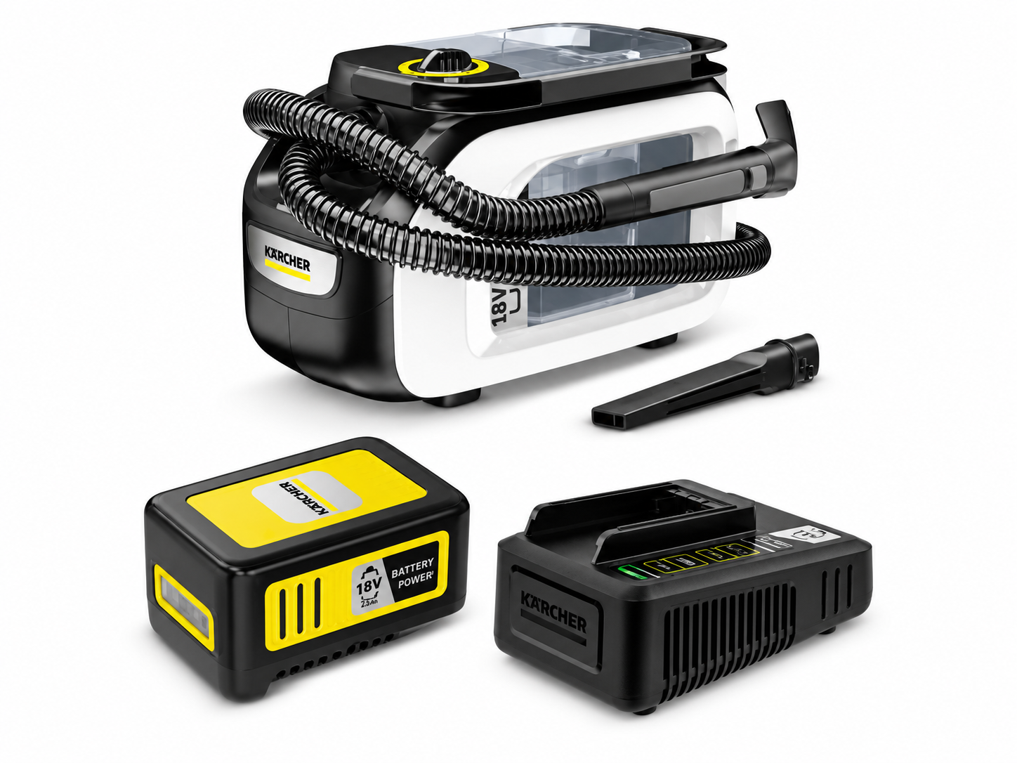 🧼🔋✨ kärcher se 3-18 compact battery -tekstiilipesuri vuokraan ✨🔋🧼