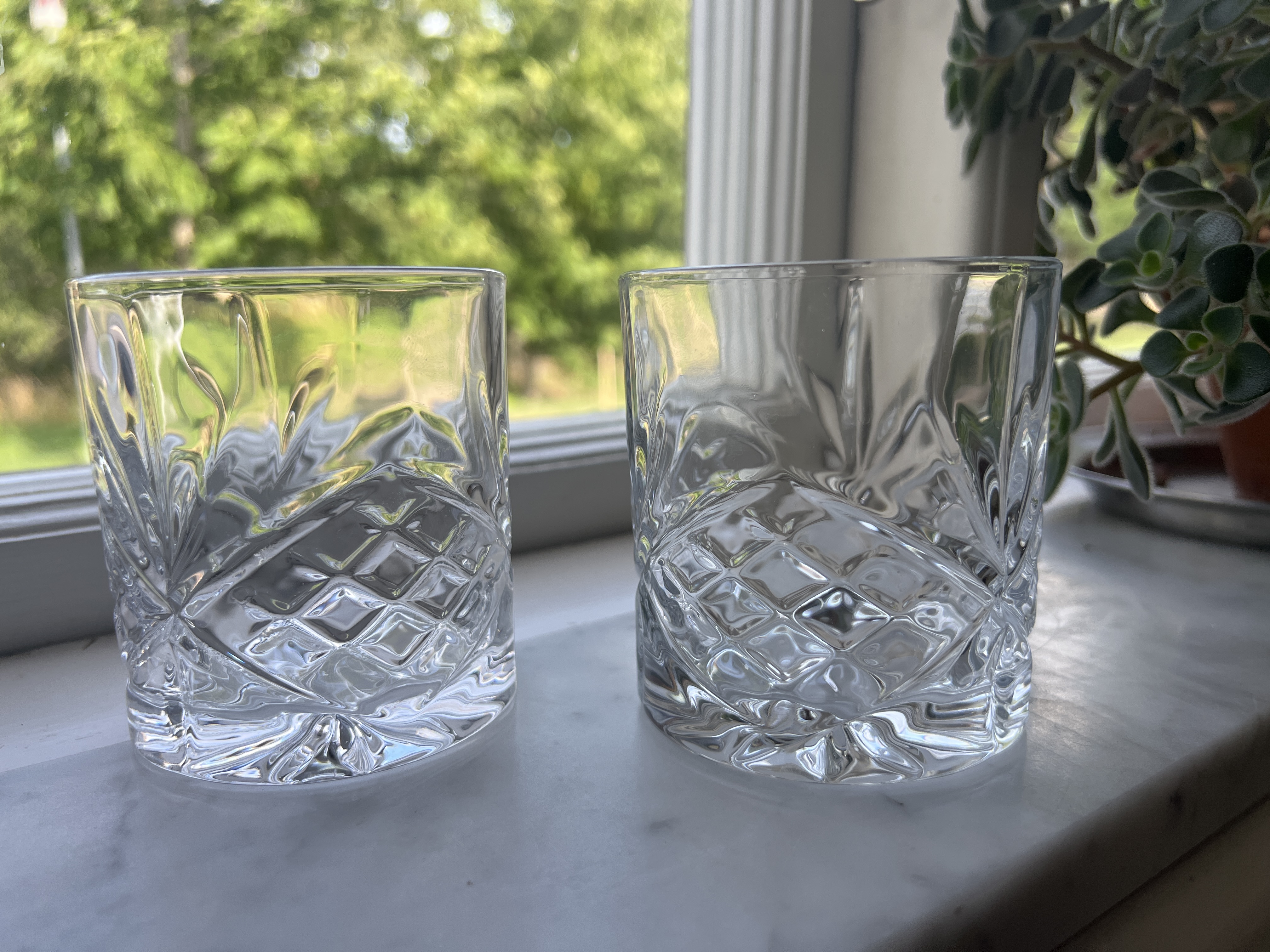 Större mängd drinkglas till fest