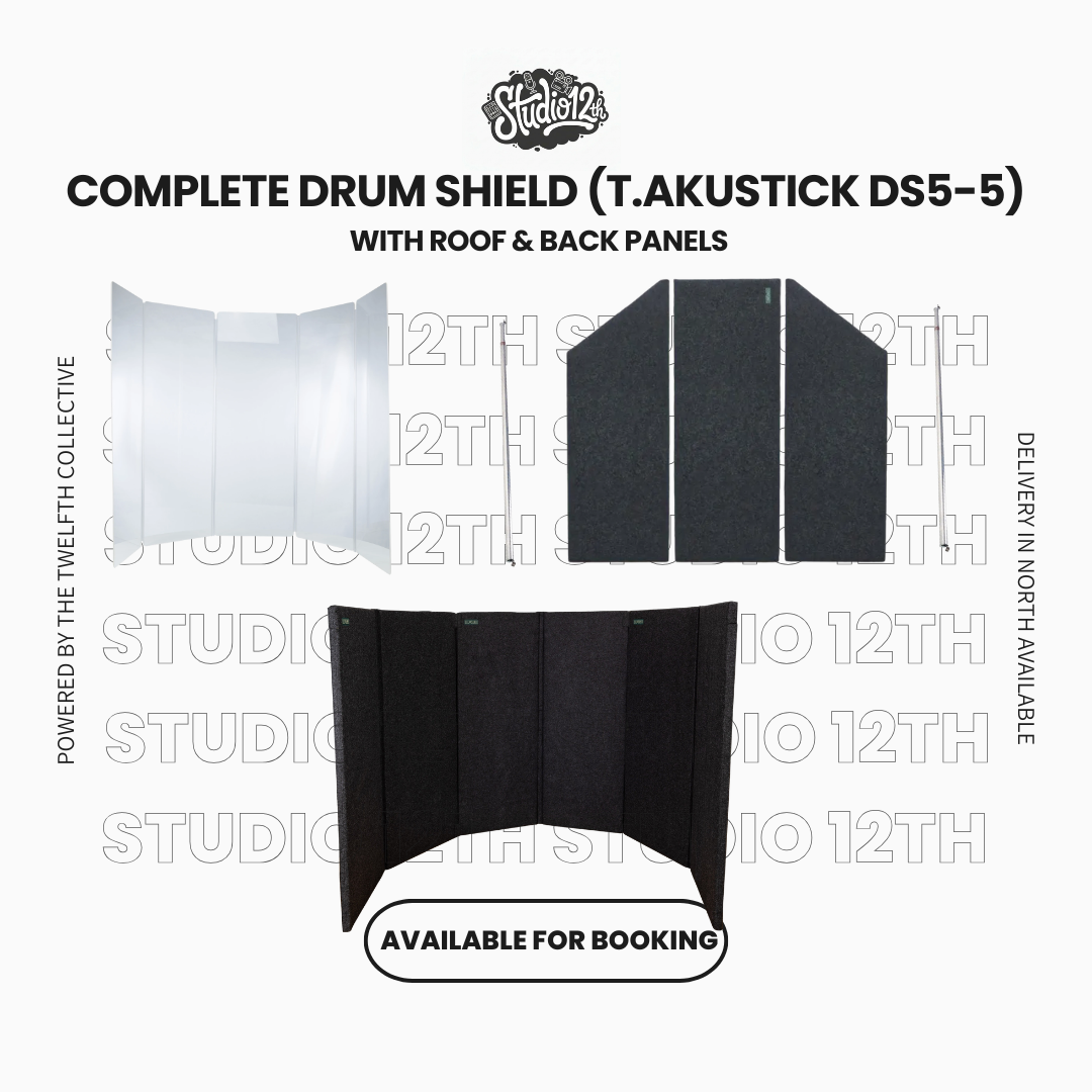 Complete drum shield (panels, lid and back) 