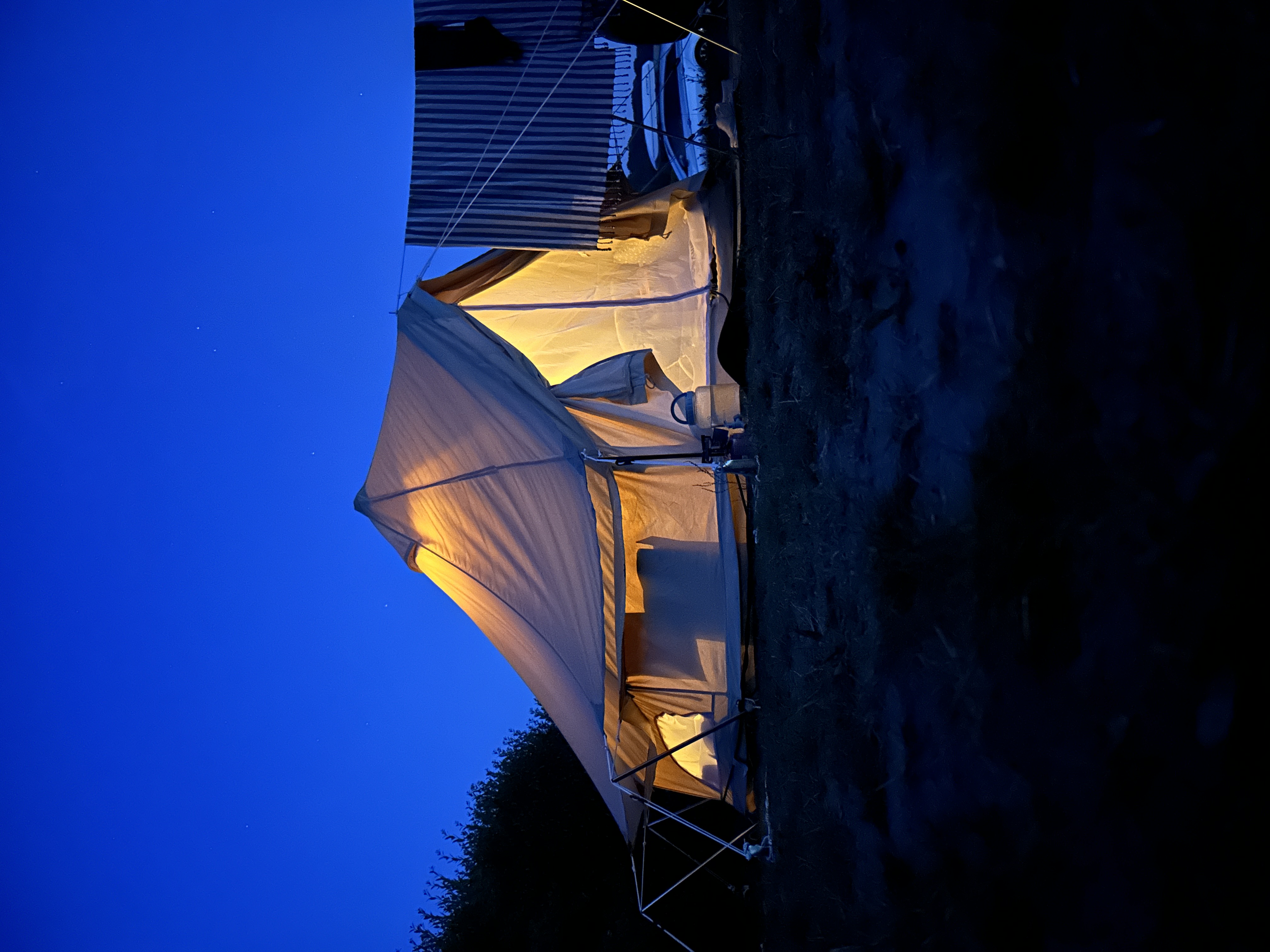 Canvastält/glampingtält canvascamp sibley traveller 300 – rymligt & bekvämt för