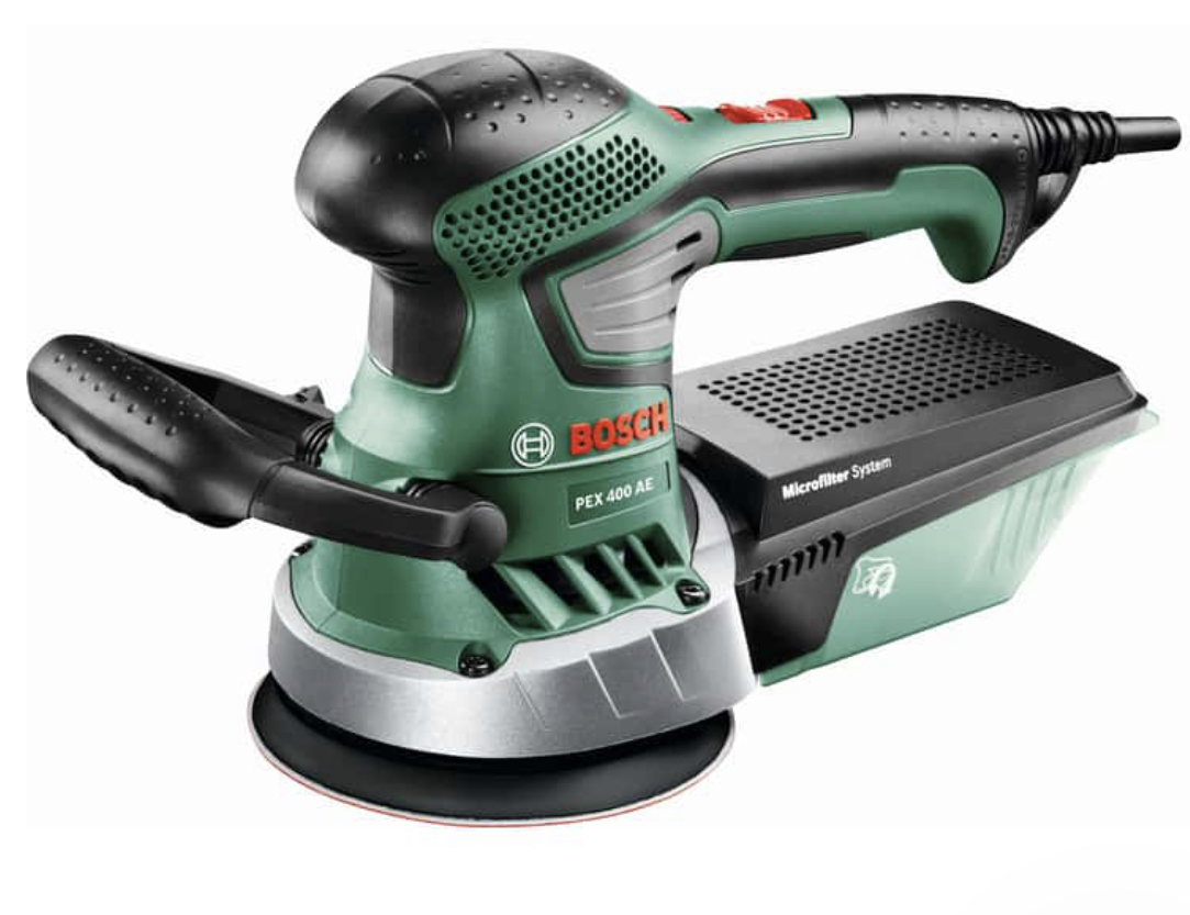 Bosch pex 400ae eksentersliper/pussemaskin 