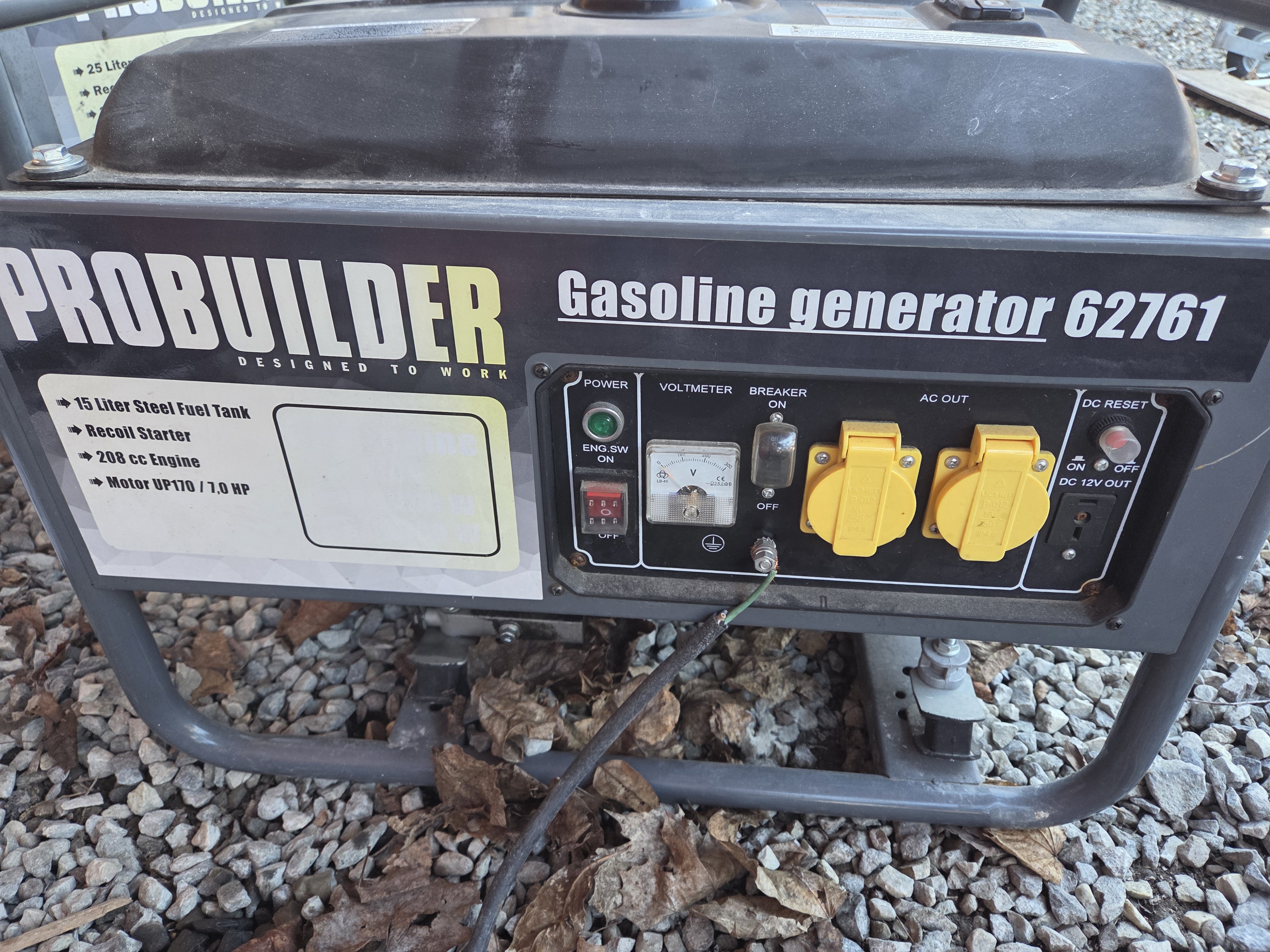 7 hk aggregat probuilder 62761 3000 watt