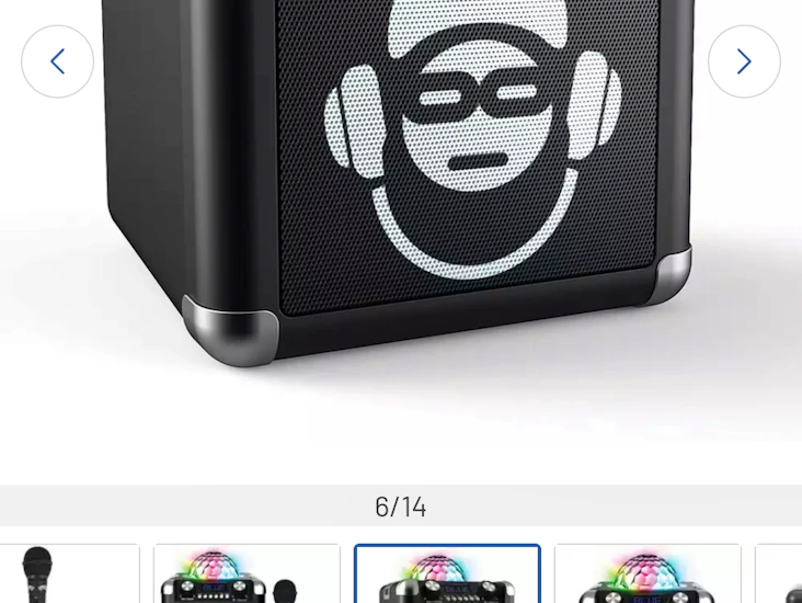 Party karaoke 🎤 speaker and disco light