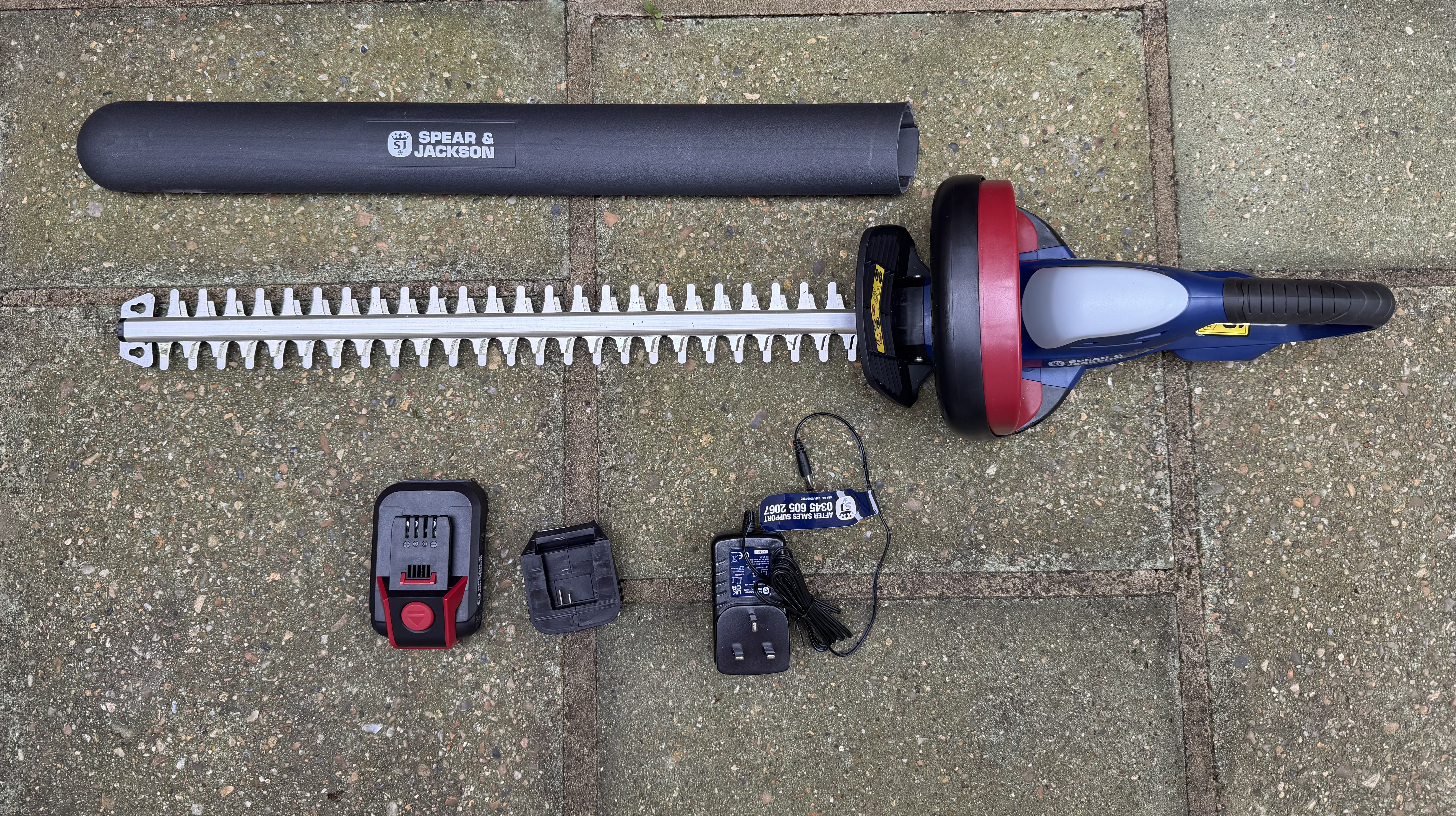 Spear & jackson cordless hedge trimmer