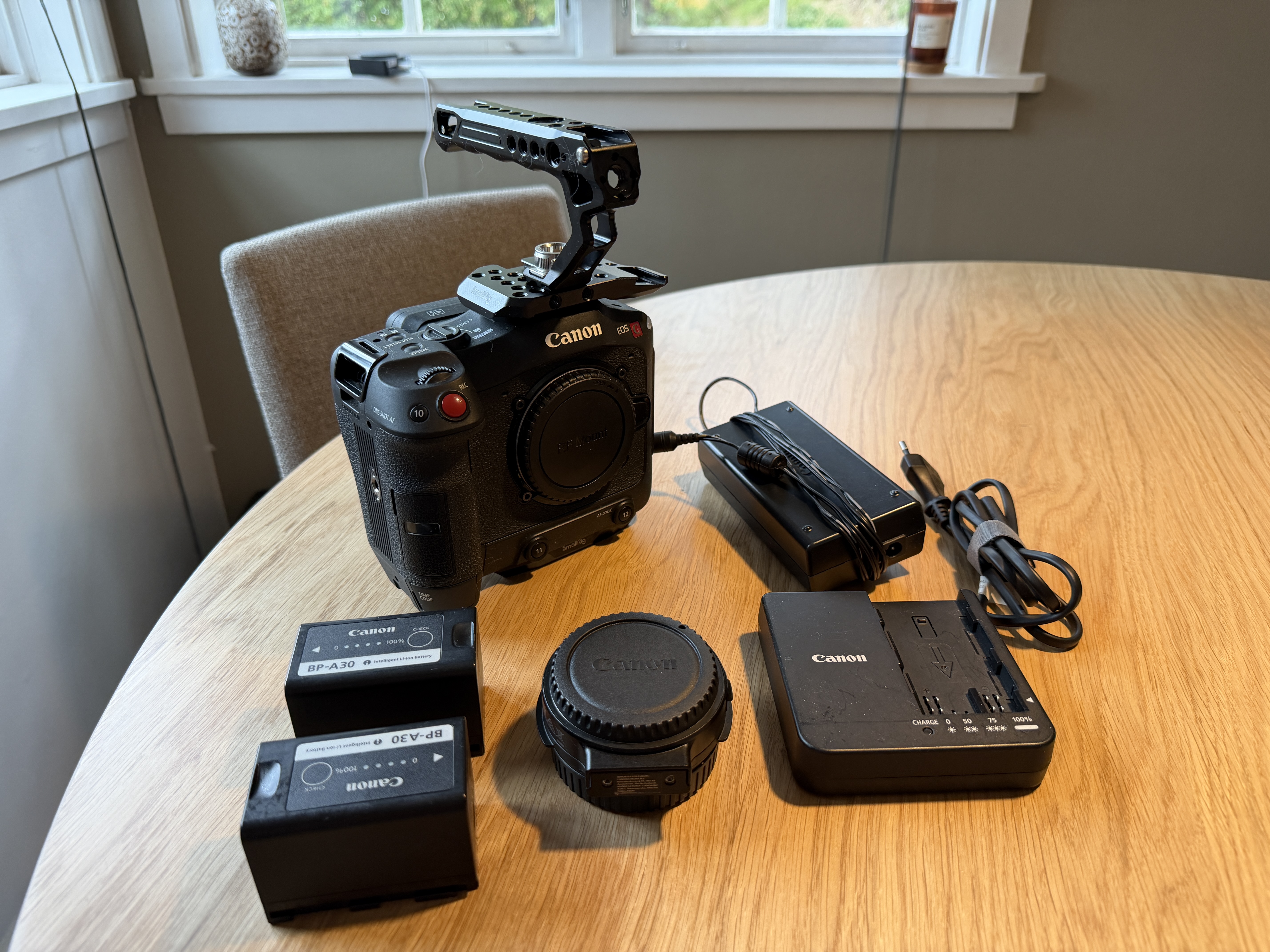 Canon eos c70 cinema camera (kun kamerahus)