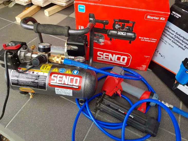 Dyckertpistol komplett med kompressor
