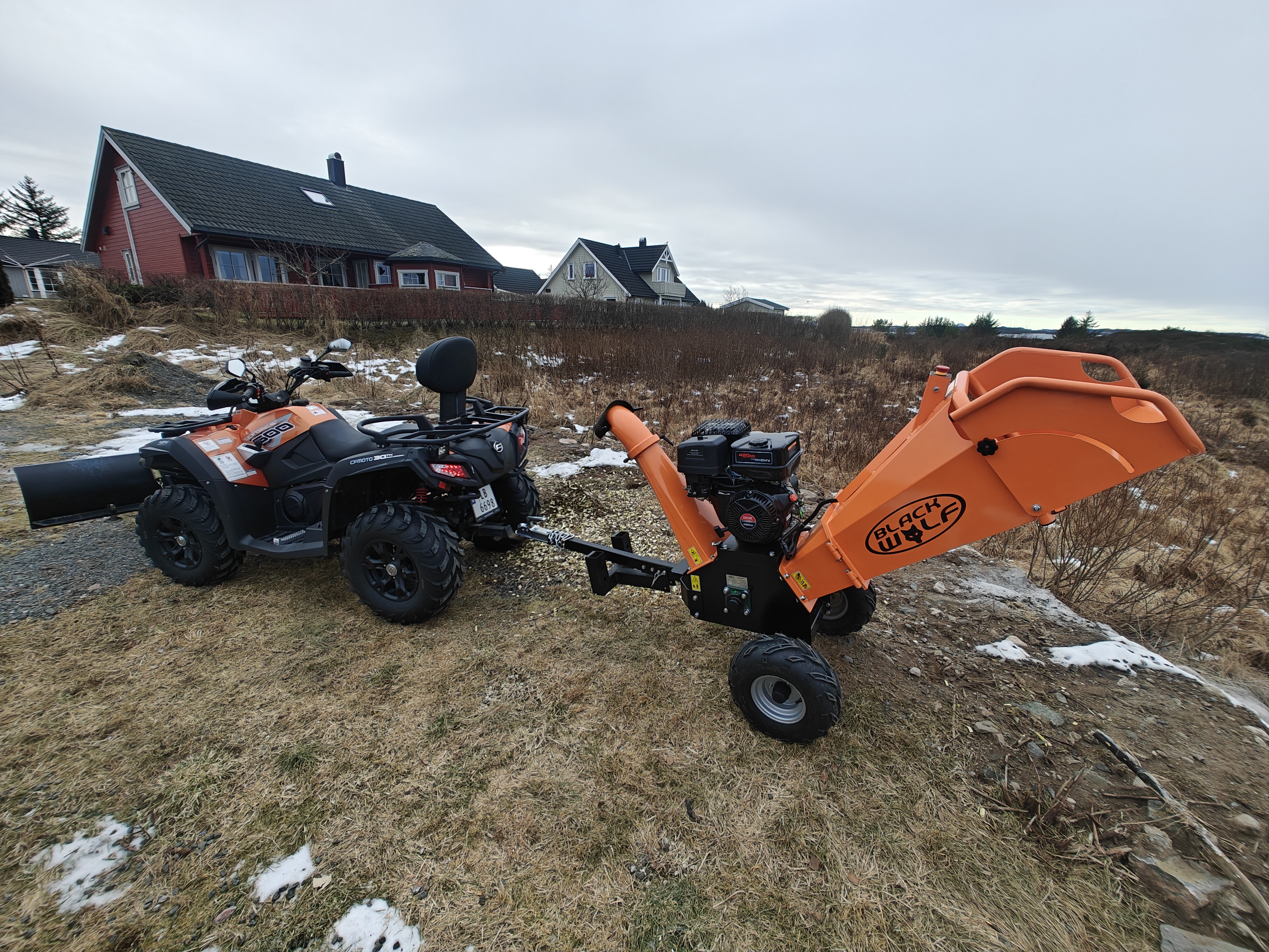 Black wolf flishugger 15hk  – kvist, greiner og hageavfall