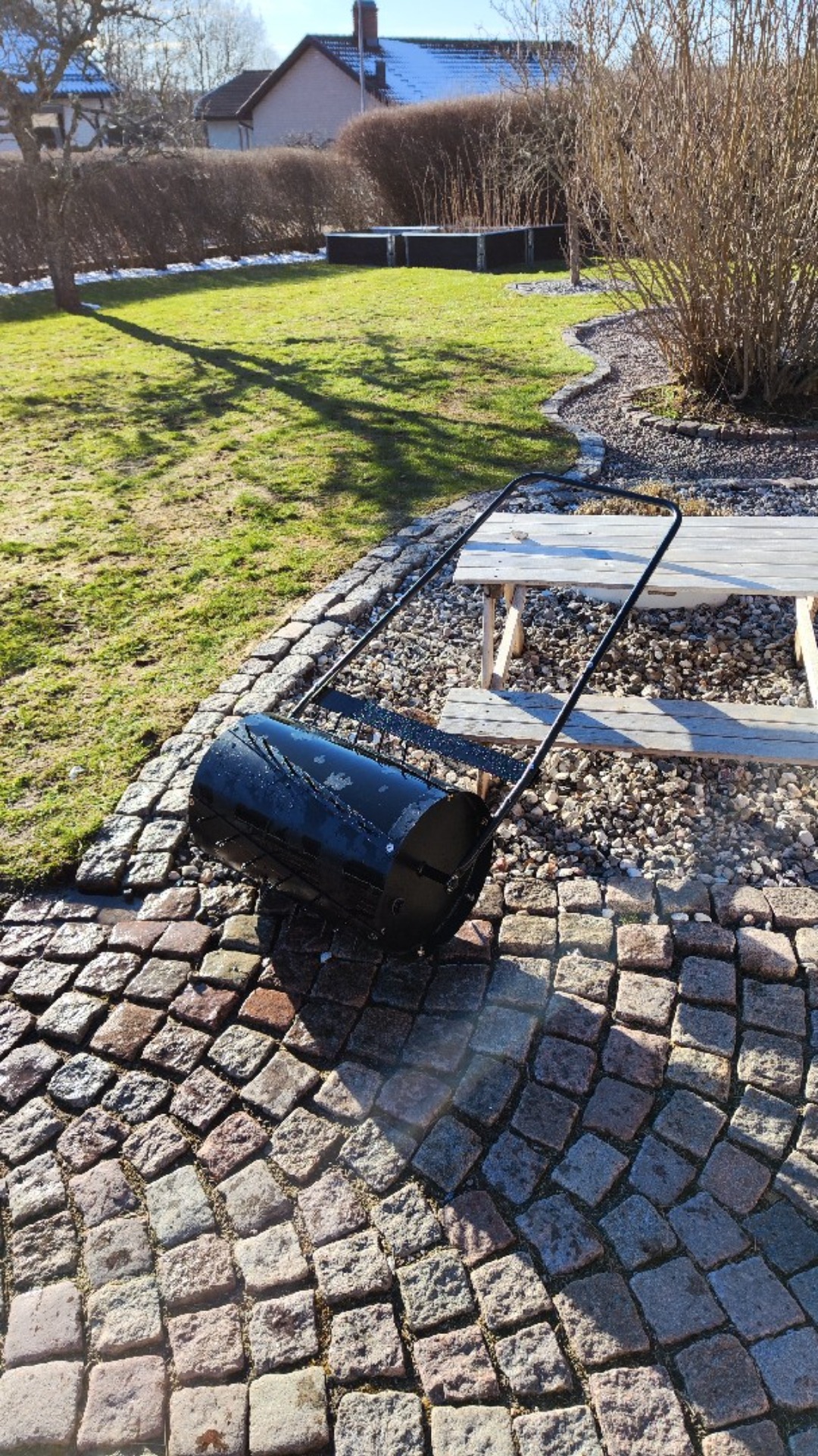 Trädgårdsvält med eller utan spikar