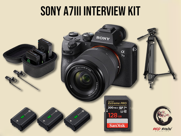 Sony a7iii interview kit