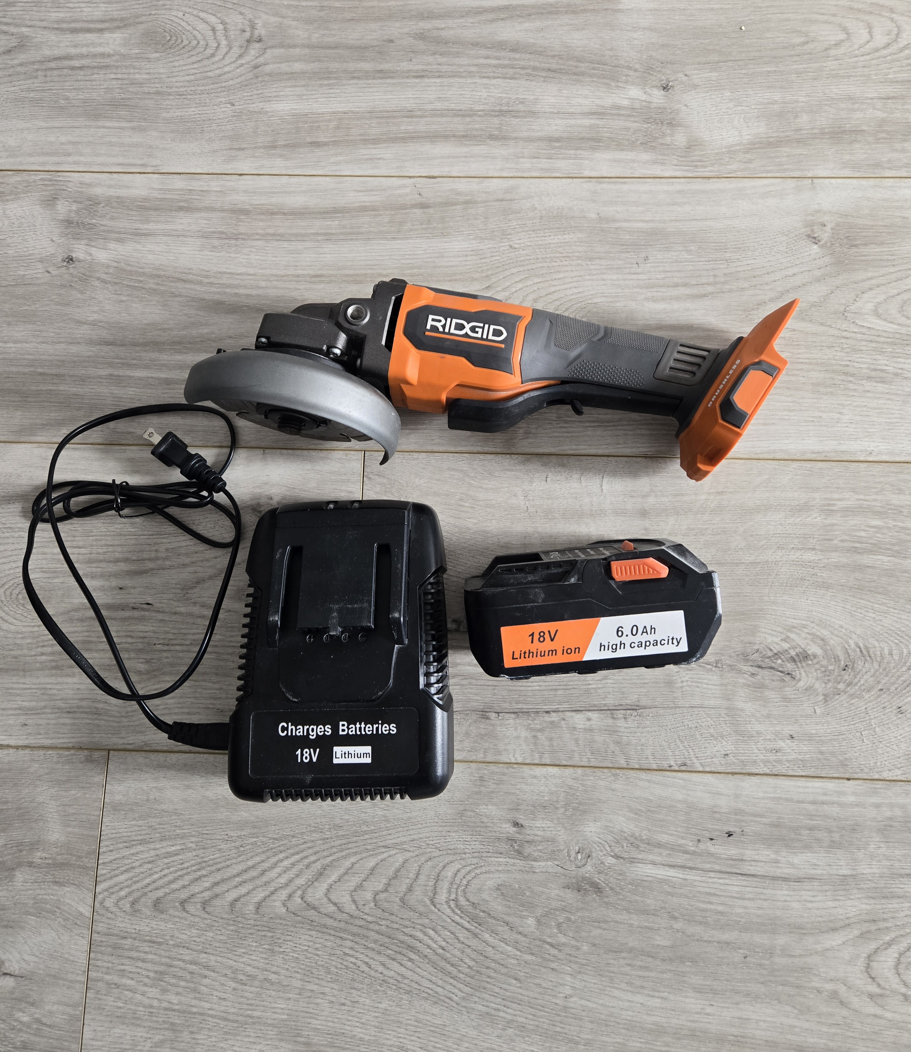Ridgid 18v brushless grinder