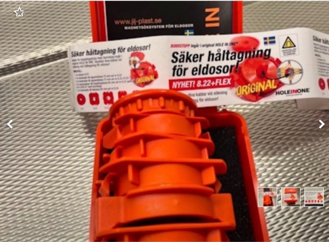 Hole in one - dossökare - håltagning eldosa