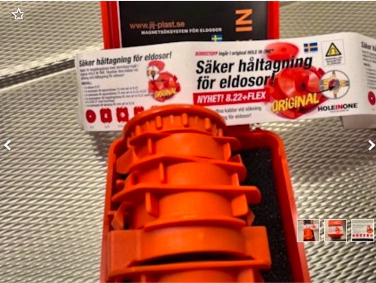 Hole in one - dossökare - håltagning eldosa