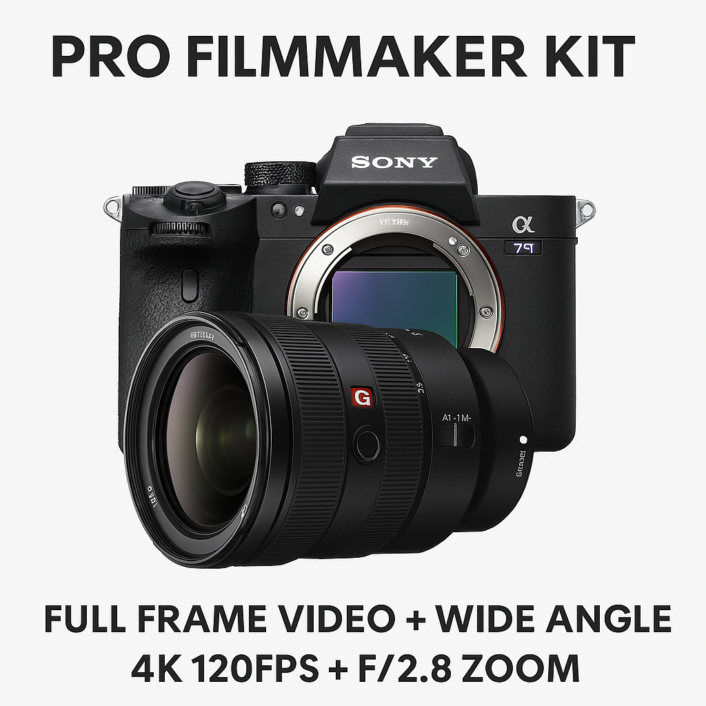 Bundle: sony a7s iii + 16-35mm f/2.8 gm wide-angle zoom