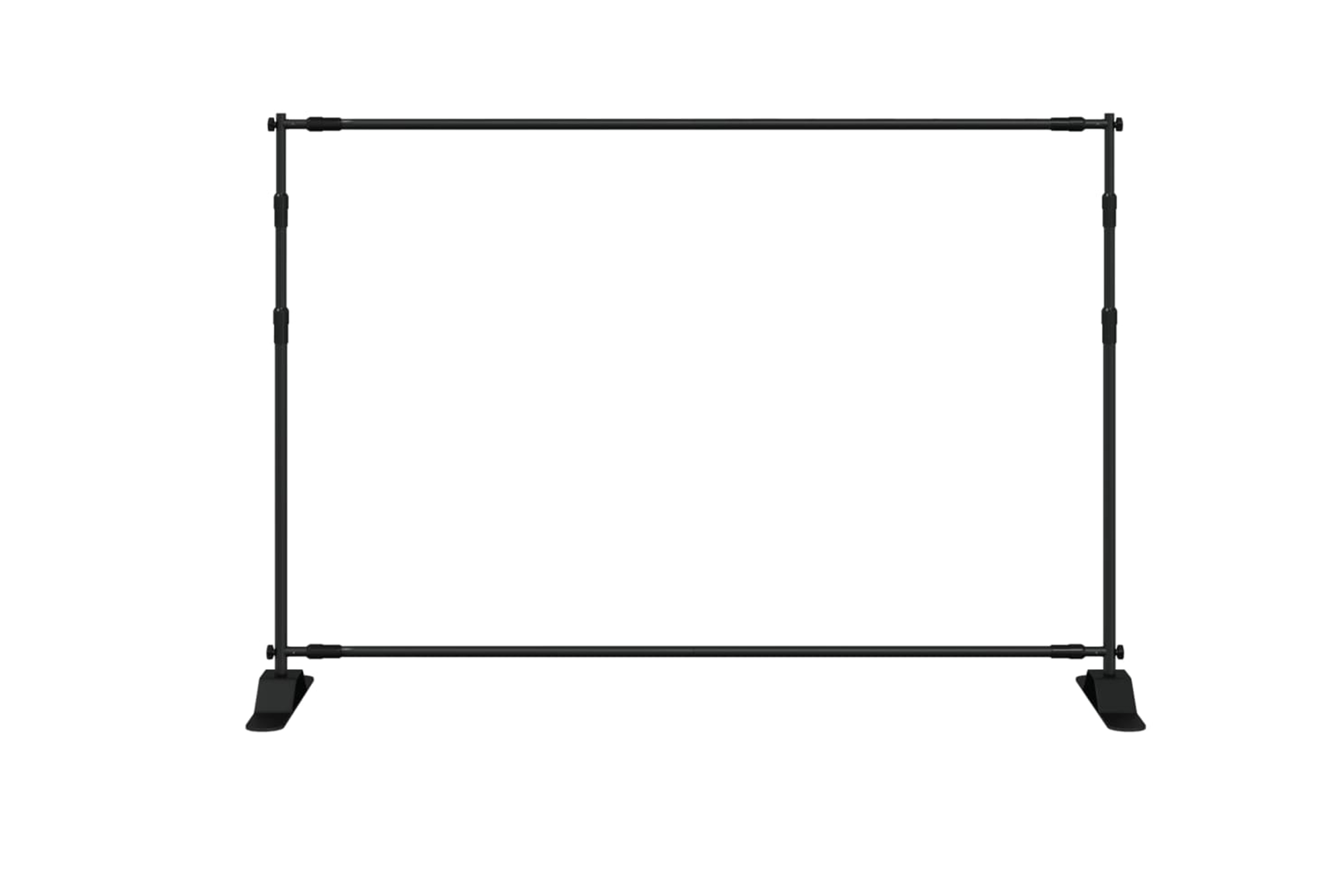 Bakgrundsstativ svart 305x243 cm stål