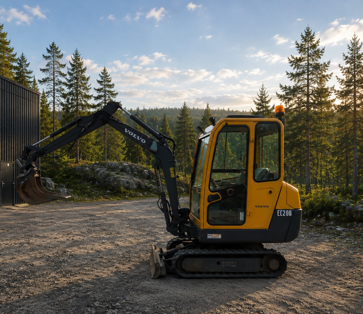 Minigrävare 2 ton 