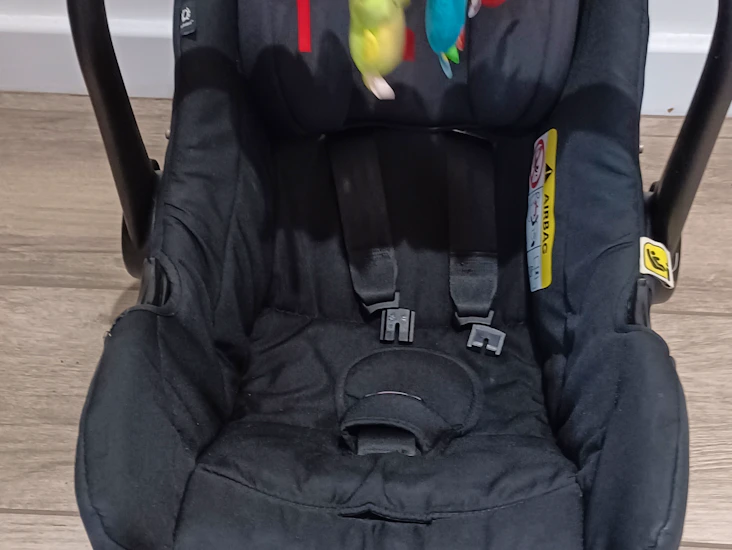 Joie baby car seat with toy bar – rear-facing infant seat