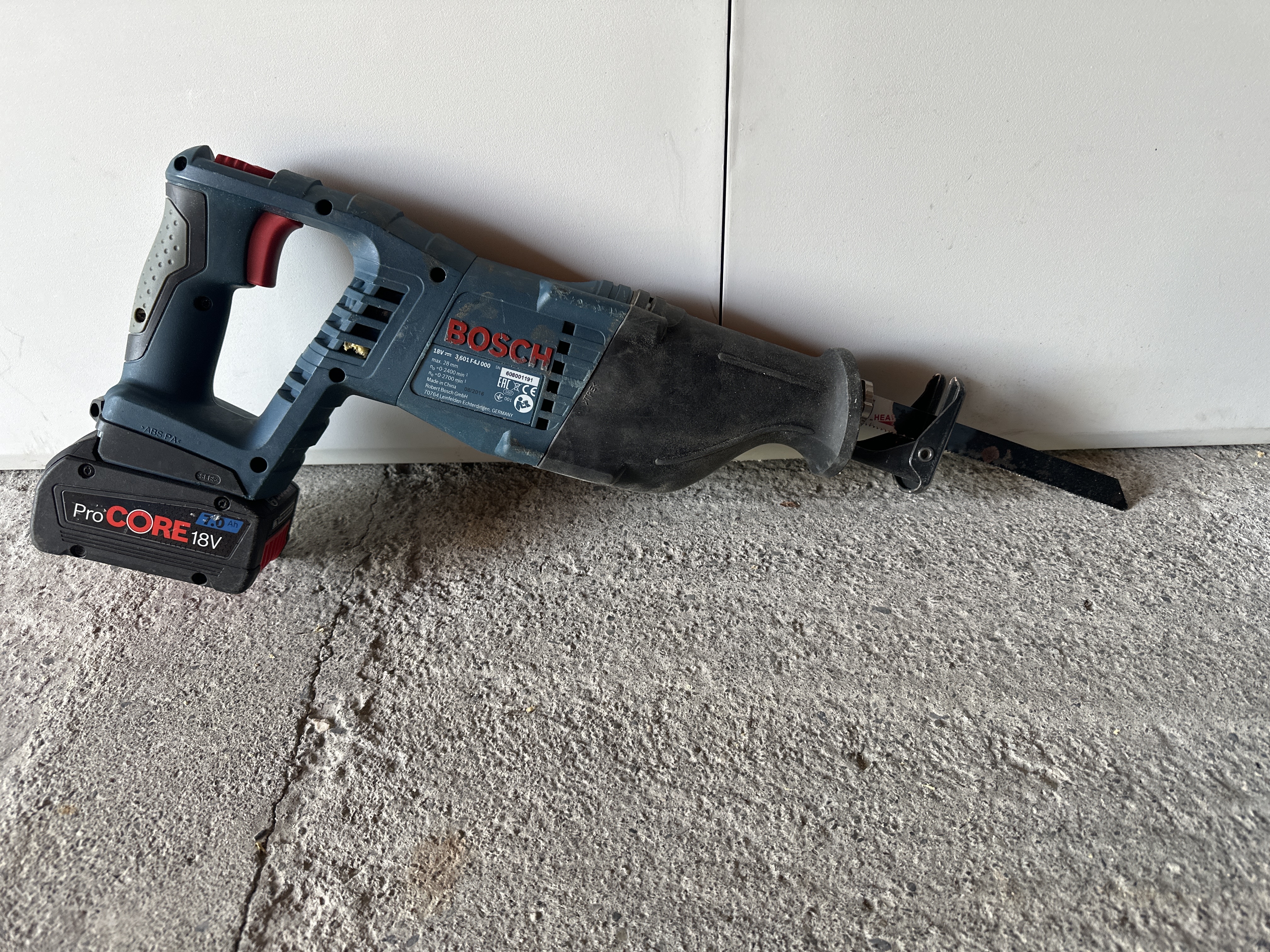 Bosch gsa 18 v-li bajonettsag