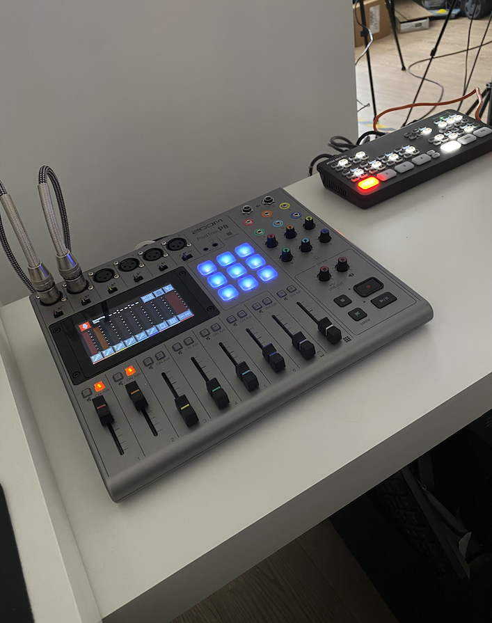 Professional podcast equipment