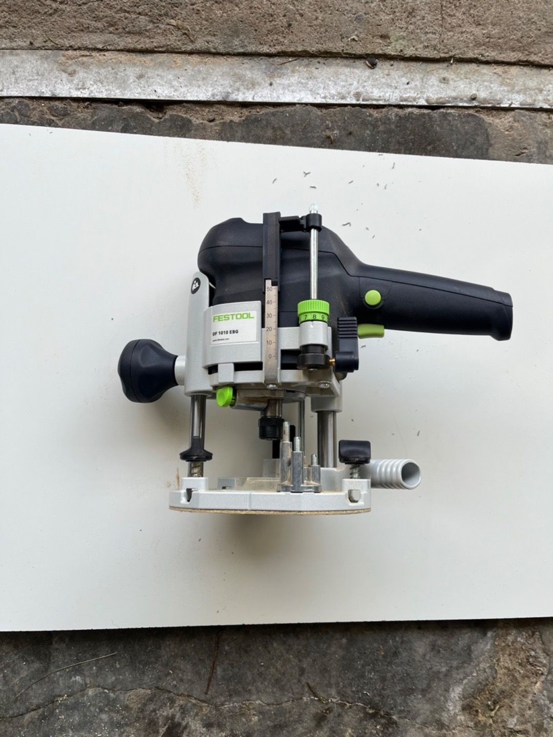 Festool handöverfräs inkl. styrskena 1400