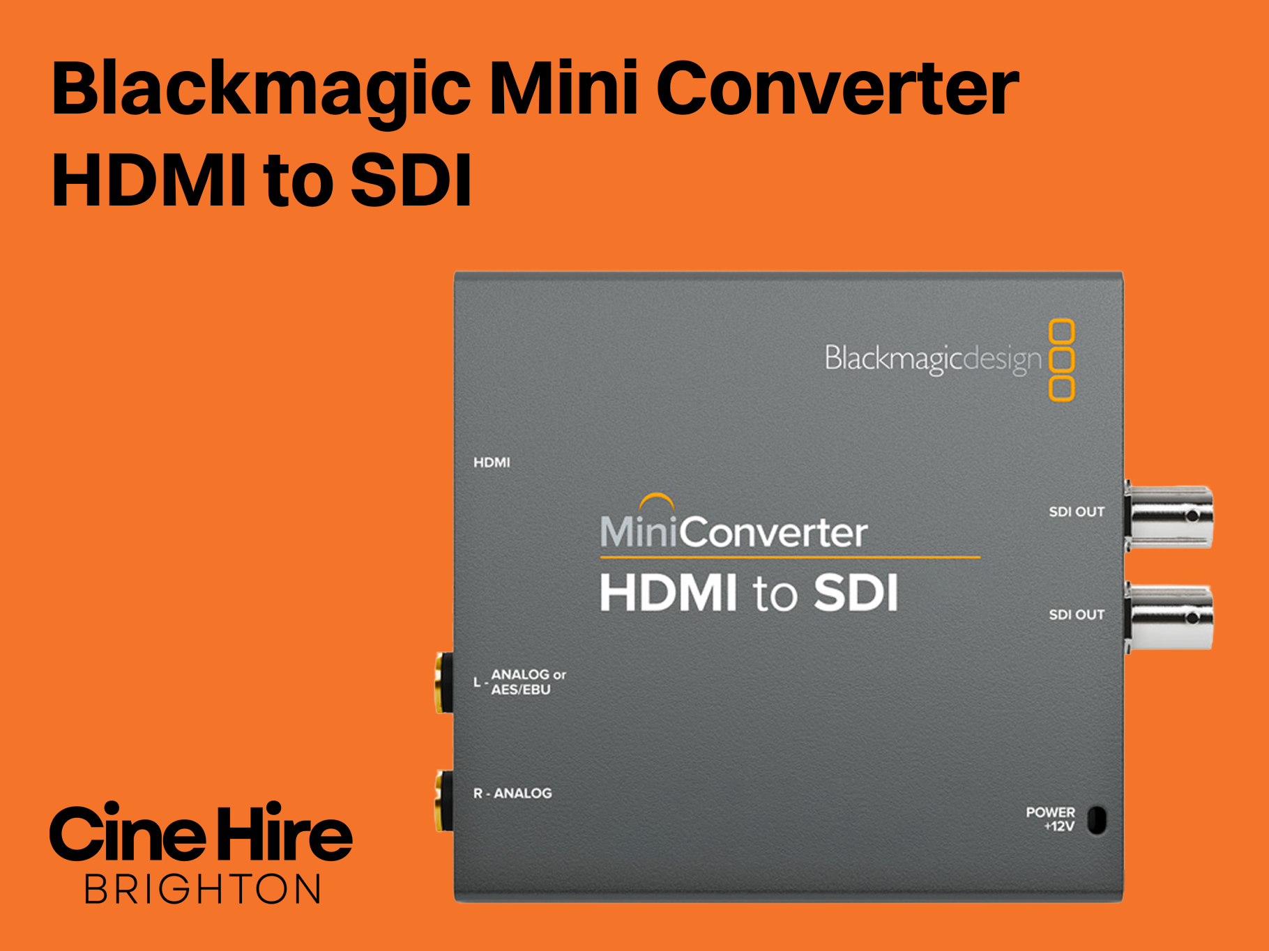 Blackmagic mini converter  hdmi to sdi 