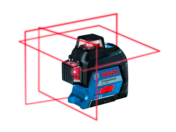 Bosch linjelaser gll 3-80 med stativ