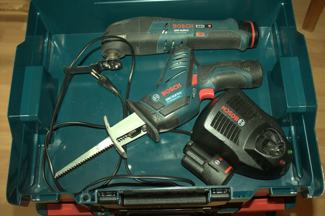 Montere kjøkken? bosch 12v proff+laser grønn