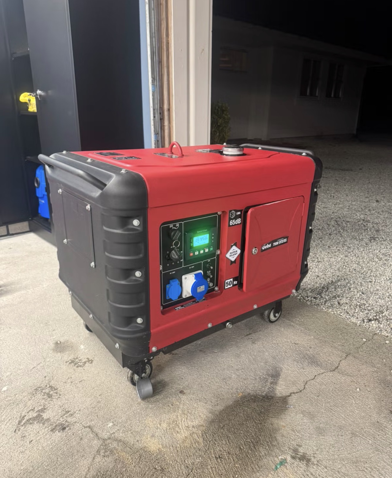 Gebe 7500dt2 strømaggregat leies ut