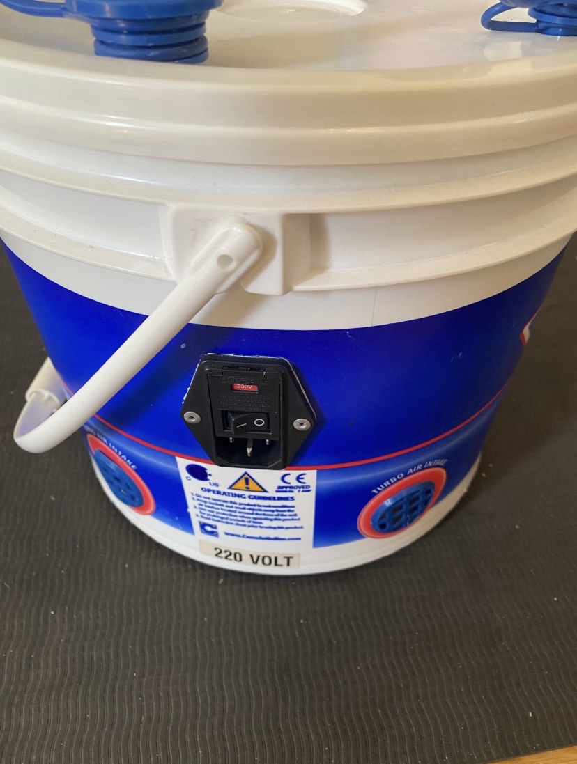 Conwin air force 4 elektrisk ballongpumpe med fire ventiler