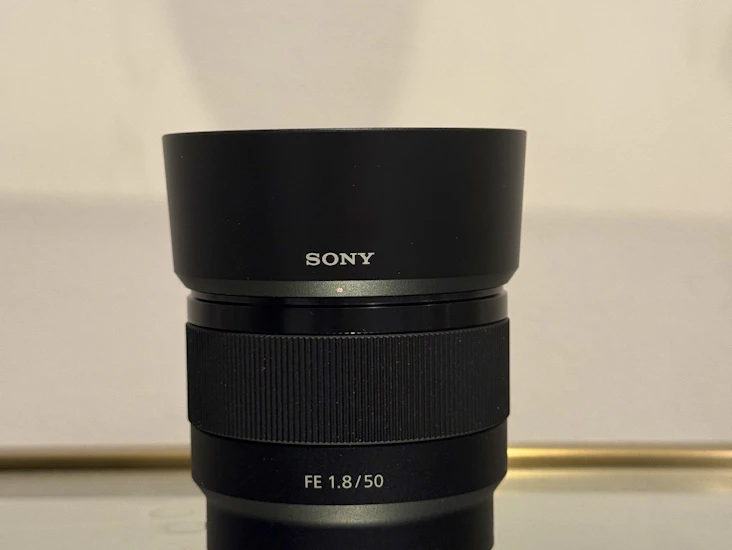 Sony 50mm f/1.8 lens – full-frame e-mount