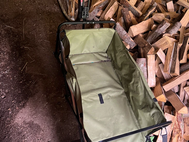 Ihopfällbar skrinda