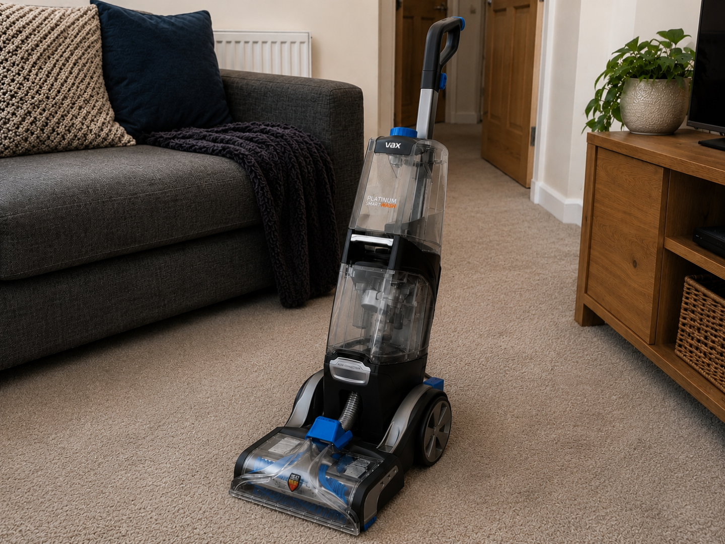 Carpet cleaner free solution included