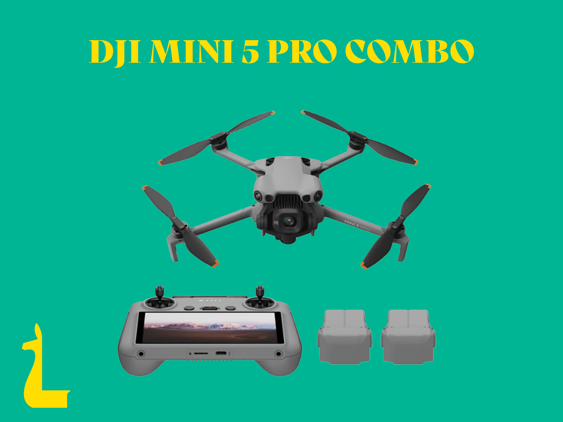 Dji mini 5 pro fly more combo with rc2 controller