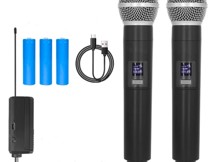 2x trådløse mikrofoner