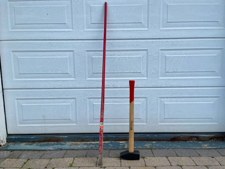 Slägga och järnspett