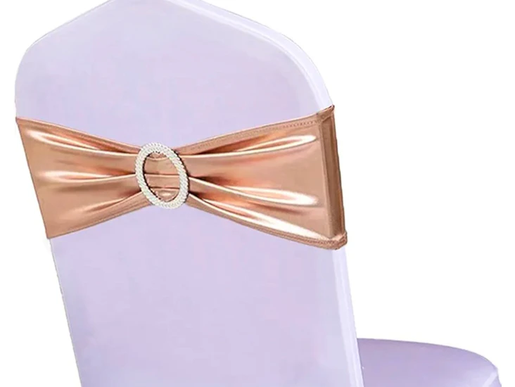 Rose gold sashes band with buckle